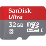 Carte m�moire micro sd hc 32gb - sandisk - 80mbps - class 10 - noir - sous blister