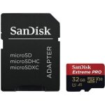 Carte m�moire microsdhc - sandisk - extreme pro - 32 go - jusqu� 100 mo / s - classe 10 u3 v30