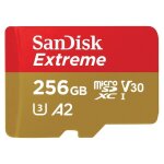 Carte m�moire microsdxc extreme 256gb - sandisk - a2 / v30 / u3 / uhs - i / 160mb / s