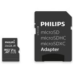 Carte m�moire - philips - sdxc 256gb - vitesse de lecture 80mb / s - classe u1 - microsd