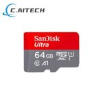 Carte m�moire sandisk micro sd 64gb sdhc avec adaptateur