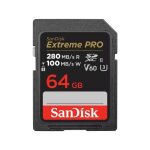 Carte mmoire sd sandisk - extreme pro - 64go - uhs - ii - 280mb / s - c10 u3 v60