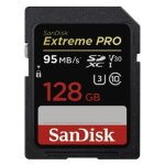 Carte mmoire sd - sandisk - extreme pro - 128 go - uhs - i - 95 mo / s - rsistante aux chocs