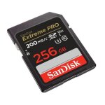 Carte m�moire sd - sandisk - extreme pro - 256go - r200mb / s - w140mb / s - uhs - i v30