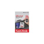 Carte m�moire sdhc - sandisk - ultra + - 32 go - v10 - uhs - i