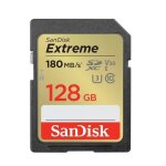 Carte m�moire sdxc - sandisk - extreme 128go - 180mb / s - uhs - i class 10 - r�sistante � leau et aux ...