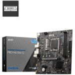 Carte mère - msi - pro h610m - g intel h610 lga 1700 micro atx Carte mère - msi - pro h610m - g intel h610 lga 1700 micro atx