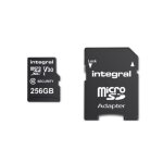 Carte micro sd - integral - inmsdx256g10 - sec - 256 go - u3 - 100 mb / s