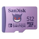 Carte micro sdxc 512gb pokemon ectoplasm - accessoire - switch