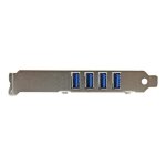 Carte pci express � 4 ports usb 3. 0 avec uasp - startech - pexusb3s4v - superspeed - alimentation sata ...