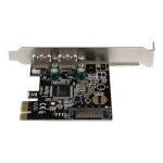 Carte pcie  2 ports usb 3. 0 - startech - pexusb3s23 - alimentation sata - chipset etron ej168a