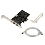 Kalea - informatique carte controleur pcie firewire 400 ieee1394a 3 ports - chipset via6308 et asm1083 ...
