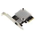 Carte rseau pcie 10g aqc107s - pcie 4x - 10 gbits / s - compatible tous rseaux 10 gigabit - noir