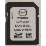 Carte sd navigation gps - mazda - kaaa66ez1 - europe - q1. 2021 - compatible mazda connect