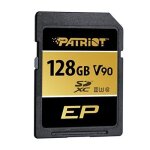 Carte sd - patriot - v90 sdxc uhs - ii u3 - 128 go - 300 mo / s - classe 10 Carte sd - patriot - v90 sdxc uhs - ii u3 - 128 go - 300 mo / s - classe 10