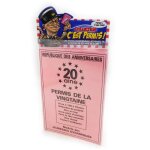 Carte sp�ciale permis de la vingtaine les tresors de lily - rose - anniversaire 20 ans