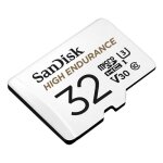 Carte micro sd - sandisk - 32 go - vitesse u3 - enregistrement 4k - rsistante aux intempries