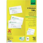 Sigel lp790 cartes de visite imprimables bords lisses 85 x 55 mm trs blanc 100 pc(s) format du papier: ...