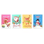 Cartes de voeux diamond painting joyeux nol 4 pices