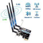 Carte wifi pci - e - marque - modèle - 1200 mbps - bluetooth 5. 0 - ultra - faible latence Carte wifi pci - e - marque - modèle - 1200 mbps - bluetooth 5. 0 - ultra - faible latence