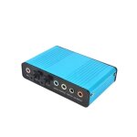 Carte son externe usb 6 canaux 5. 1 - 7. 1 surround pc portable ordinateur de bureau tablette adaptateur ...