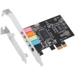Carte son pcie - sodial - cmi8738 - 5. 1 surround - haute performance - st�r�o 3d