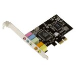 Kalea - informatique carte pcie son 5. 1 6 canaux - chipset cmedia cmi8738 - high + low profile