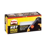 Cartouche de colle  chaud - pattex - hot sticks supermatic - transparent - 1kg - collage solide en 2 ...