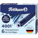 Cartouches dencre - pelikan - 4012700233691 - lot de 6 - couleur bleu - pour stylo plume