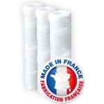 Cartouches filtrantes anti - s�diments bobin�es 20� aquawater - lot de 3 - 12 mois