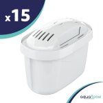 Cartouche filtrante - aquafloow - cartouche pour brita - lot of 15 - remplacement pour brita maxtra style ...