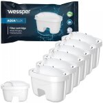 Cartouche filtrante pour carafes wessper aqua flux 6 pieces compatible avec brita maxtra + laica bi - ...
