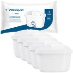 Cartouche filtrante - wessper - cartouche pour brita - lot of 5 - remplacement pour brita maxtra style ...
