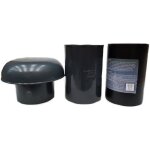 Cartouche / filtre anti - odeurs + manchon + chapeau de ventilation