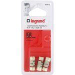 Cartouche fusible legrand - lot de 3 - 16 a - 103x258 mm