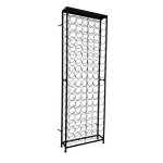 Casier  bouteilles pour 108 bouteilles en mtal - vidaxl - mey - fer forg - noir - classique - intemporel ...