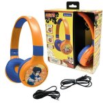 Casque 2 en 1 bluetooth� et filaie confortable et pliable avec limitation de son naruto