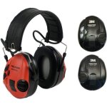 Casque anti - bruit peltor sporttac 3m - rouge / noir - snr 26db Casque anti - bruit peltor sporttac 3m - rouge / noir - snr 26db