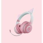 Casque audio stro bluetooth 5. 1 oreilles de chat headphone wireless cat ear ecouteur supra - auriculaire ...