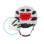 Casque beeper avec led avant et arrire pour vlo vtt trottinette lectrique -