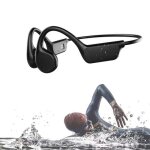 Casque bluetooth  conduction osseuse lecteur mp3 couteurs de sport tanches ipx8 pour la natation avec ...