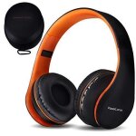 Casque bluetooth powerlocus p1 casque audio sans fil pliable stereo casque microphone integre avec micro ...
