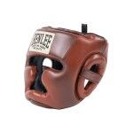 Casque de boxe benlee premium - brown / black / beige - s / m