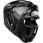 Casque de boxe - farabi sports - mma - noir - mixte - rsistant aux chocs
