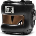 Casque de boxe leone protection - noir - m