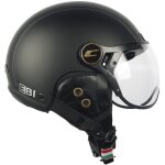 Casque cgm ebi vintage - noir mat - xl (60 cm) - adulte - vélo sur route Casque cgm ebi vintage - noir mat - xl (60 cm) - adulte - vélo sur route