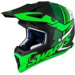 Casque cross adulte swaps blur s818 - noir / vert mat Casque cross adulte swaps blur s818 - noir / vert mat