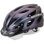 Rockbros casque de cyclisme adulte vtt vlo avec visire amovible et lunettes magntique pour vlo scooter ...