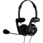 Casque d�coute avec c�ble et microphone avec antibruit headset on ear koss porta pro comm noir 96823