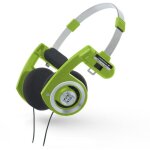 Casque d�coute pliable � bandeau ouvert qualit� des basses koss porta pro green vert 92917